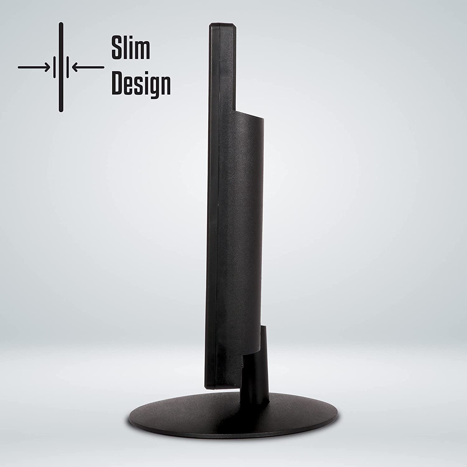 ZEBRONICS Zeb-V19Hd 18.5 Inch (46.99 Cm) Led Monitor with Supporting Hdmi, Vga Input, Hd 1366 X 768 Pixels, 16.7M Colors, Glossy Panel, Slim Design & Wall Mountable, Black - Image 2