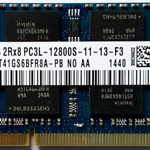 Hynix 8GB DDR3 RAM 1600 MHz for Laptop PC3-12800S 204 Pin SODIMM Dual Rank with 3 Years Warranty